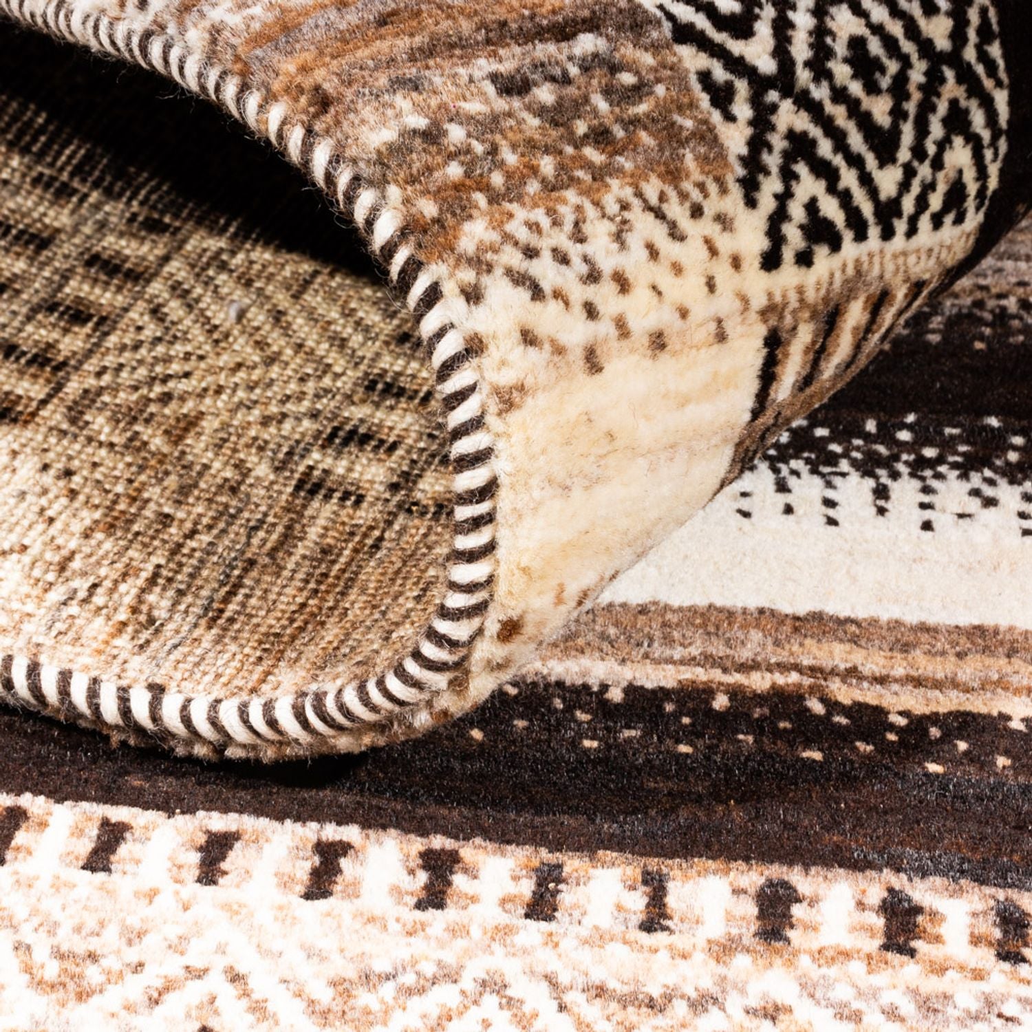 Gabbeh Tæppe - Loribaft Persisk - Royal - 165 x 108 cm - natur