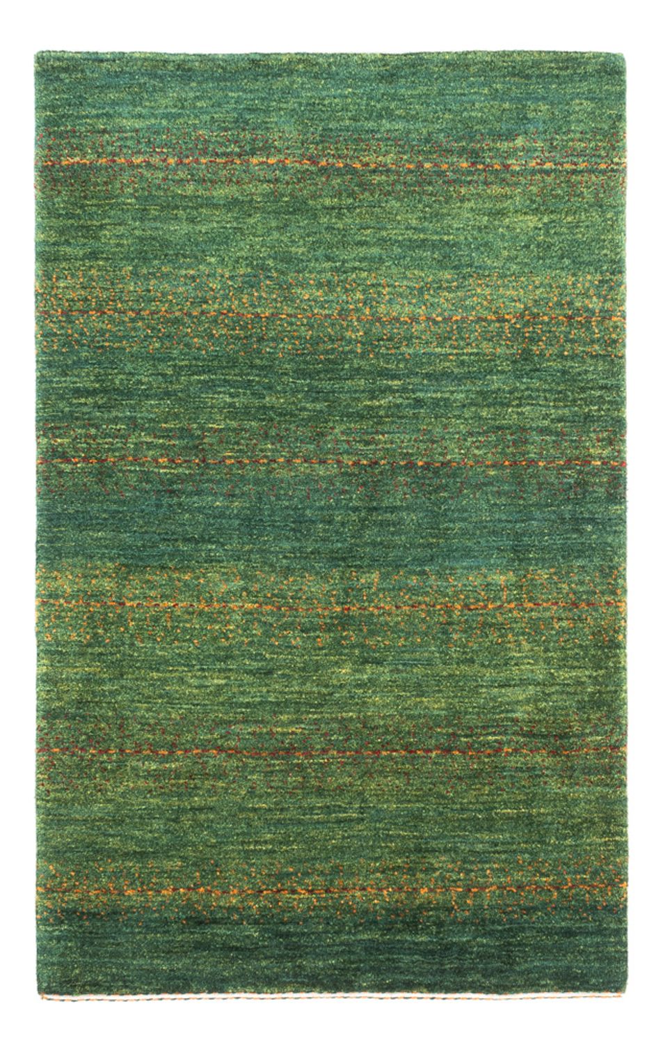 Gabbeh Tæppe - Loribaft Persisk - 122 x 80 cm - grøn