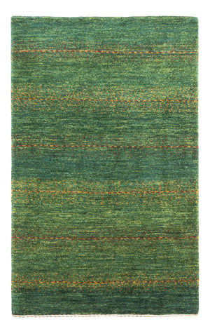 Gabbeh Tæppe - Loribaft Persisk - 122 x 80 cm - grøn