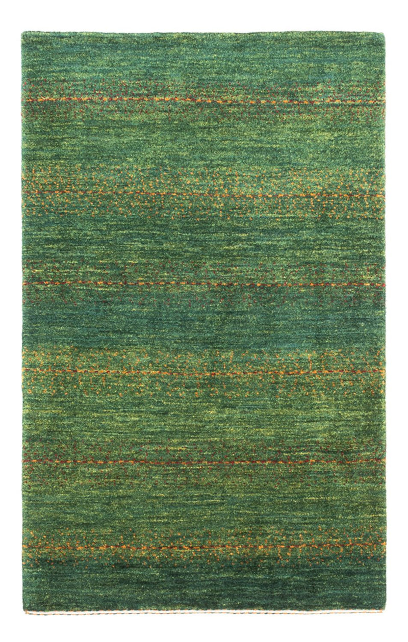 Gabbeh Tæppe - Loribaft Persisk - 122 x 80 cm - grøn