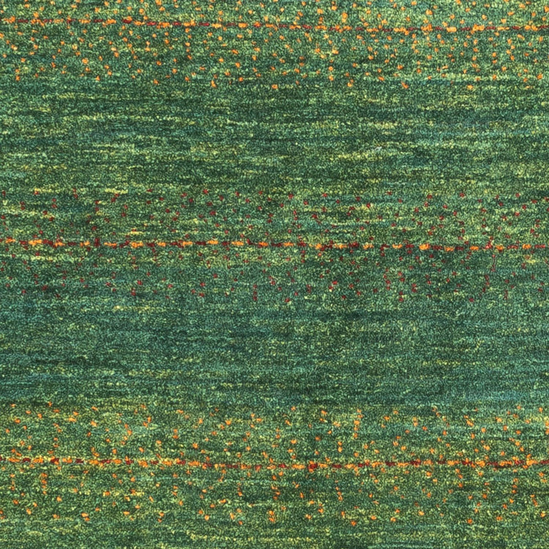 Gabbeh Tæppe - Loribaft Persisk - 122 x 80 cm - grøn
