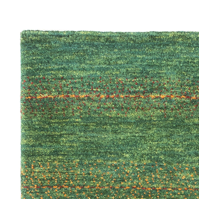 Gabbeh Tæppe - Loribaft Persisk - 122 x 80 cm - grøn