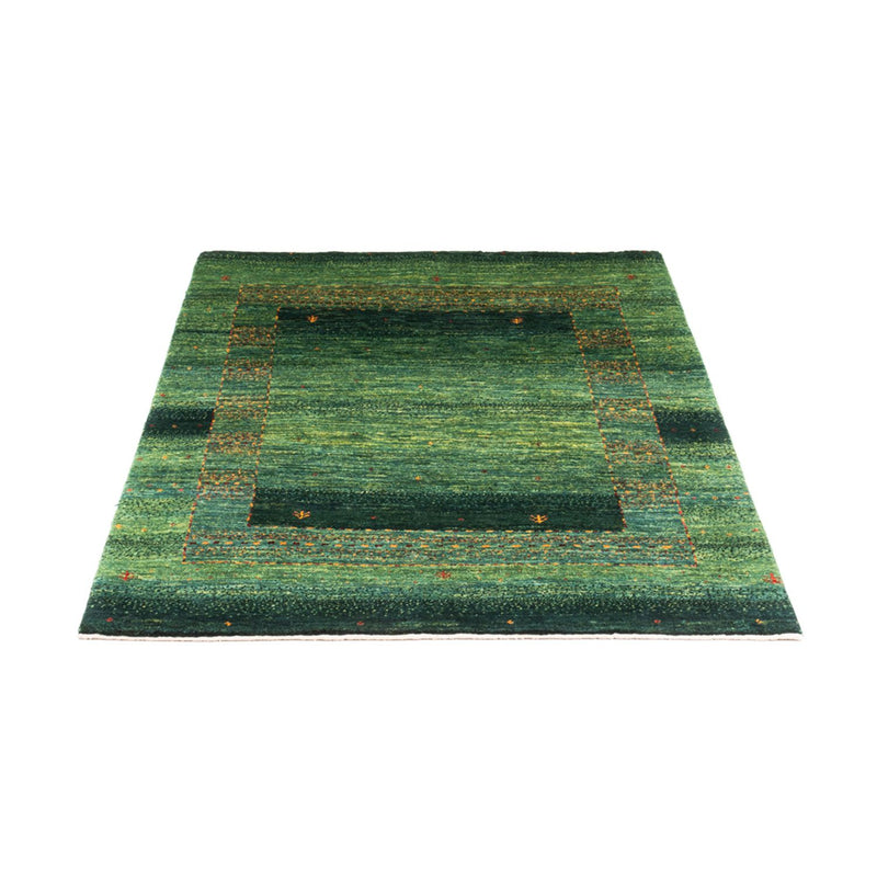 Gabbeh Tæppe - Loribaft Persisk - 145 x 100 cm - grøn