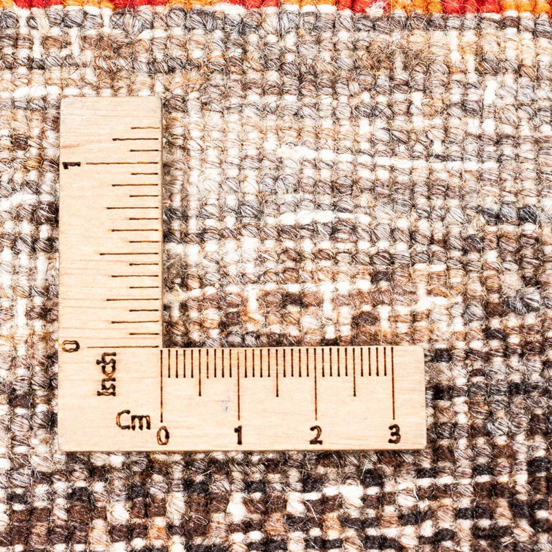 Gabbeh Tæppe - Loribaft Persisk - 122 x 88 cm - natur