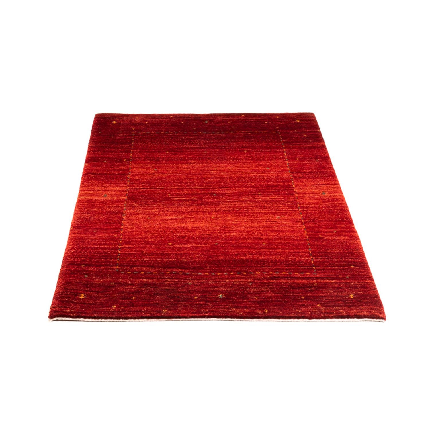 Gabbeh Tæppe - Loribaft Persisk - 125 x 85 cm - rød