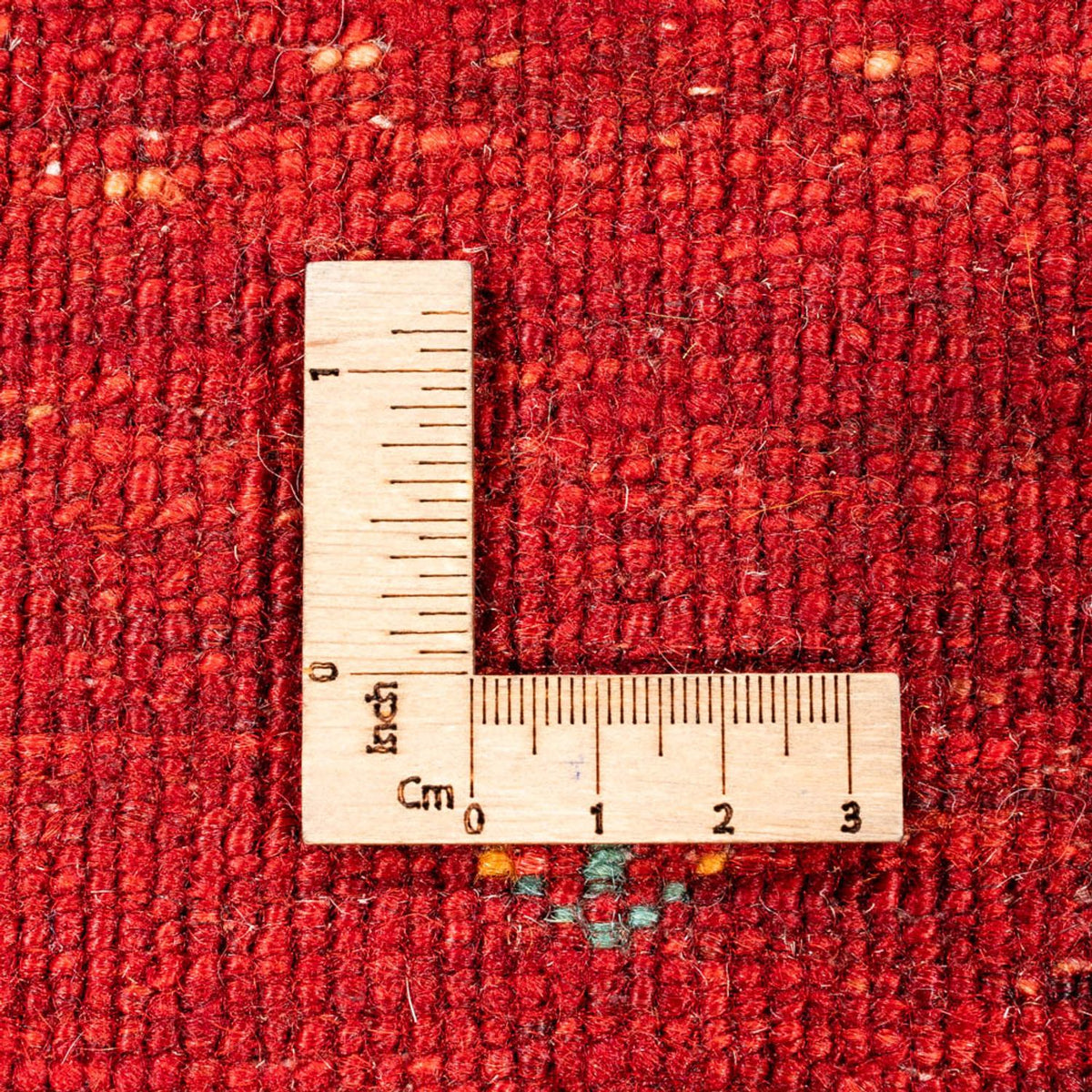 Gabbeh Tæppe - Loribaft Persisk - 125 x 85 cm - rød