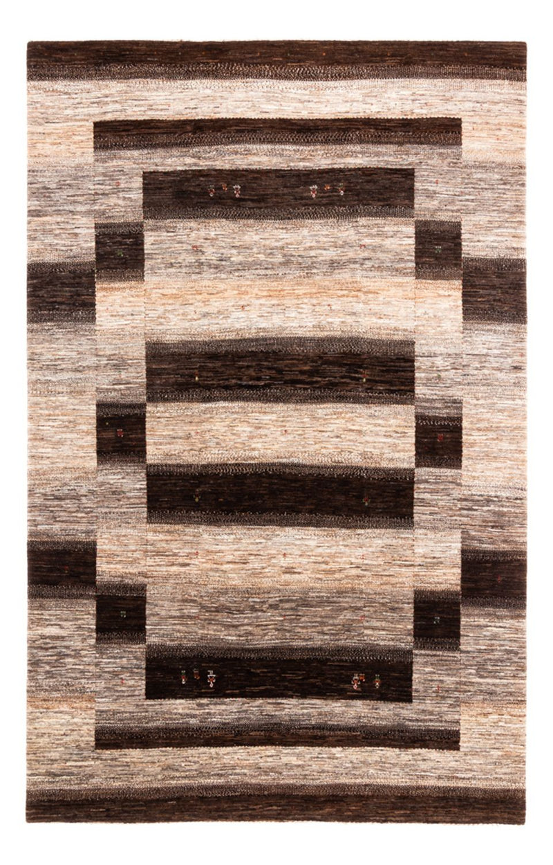 Gabbeh Tæppe - Loribaft Persisk - 311 x 208 cm - brun
