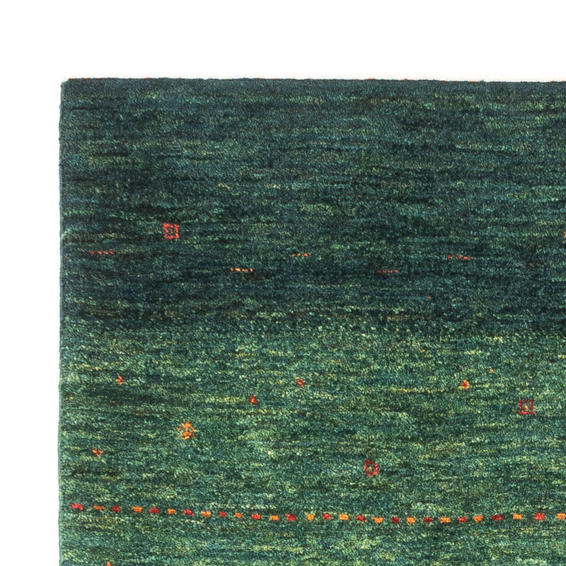 Gabbeh Tæppe - Loribaft Persisk - 132 x 90 cm - grøn