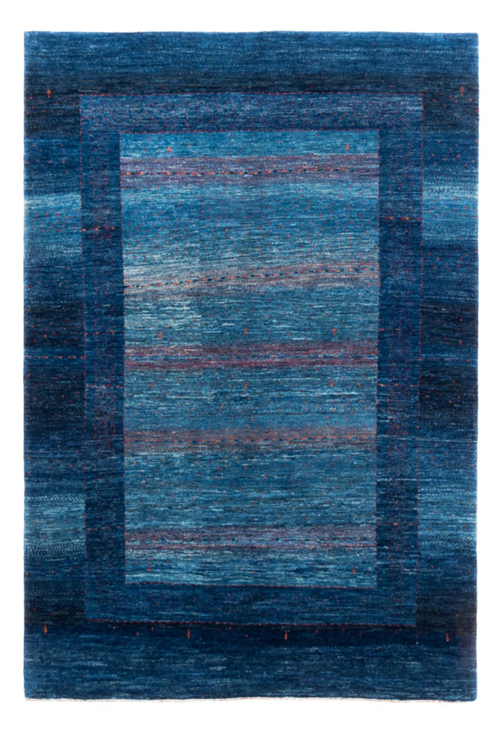 Gabbeh Tæppe - Loribaft Persisk - 240 x 170 cm - blå
