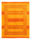 Gabbeh Tæppe - Loribaft Persisk - 200 x 154 cm - guld