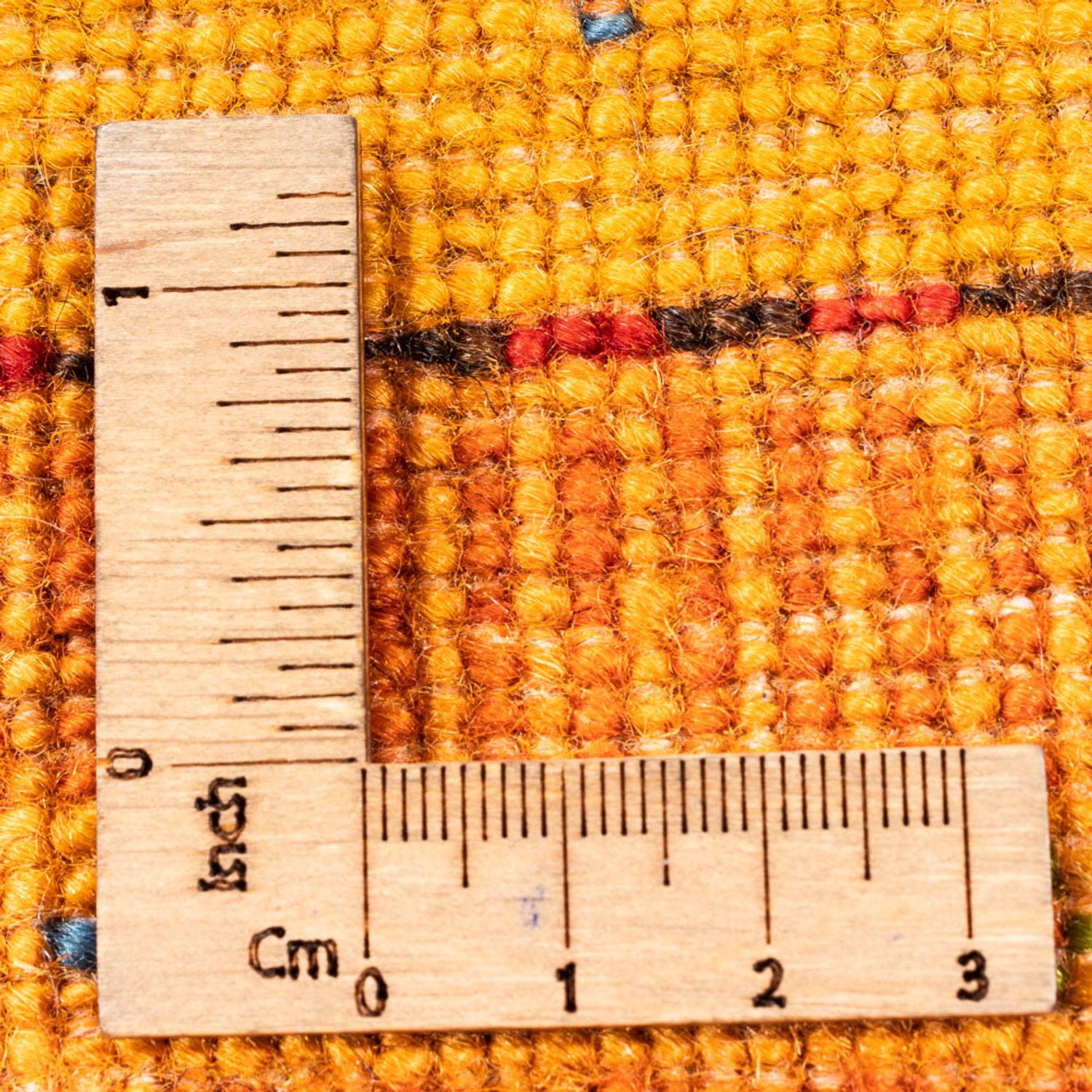 Gabbeh Tæppe - Loribaft Persisk - 200 x 154 cm - guld