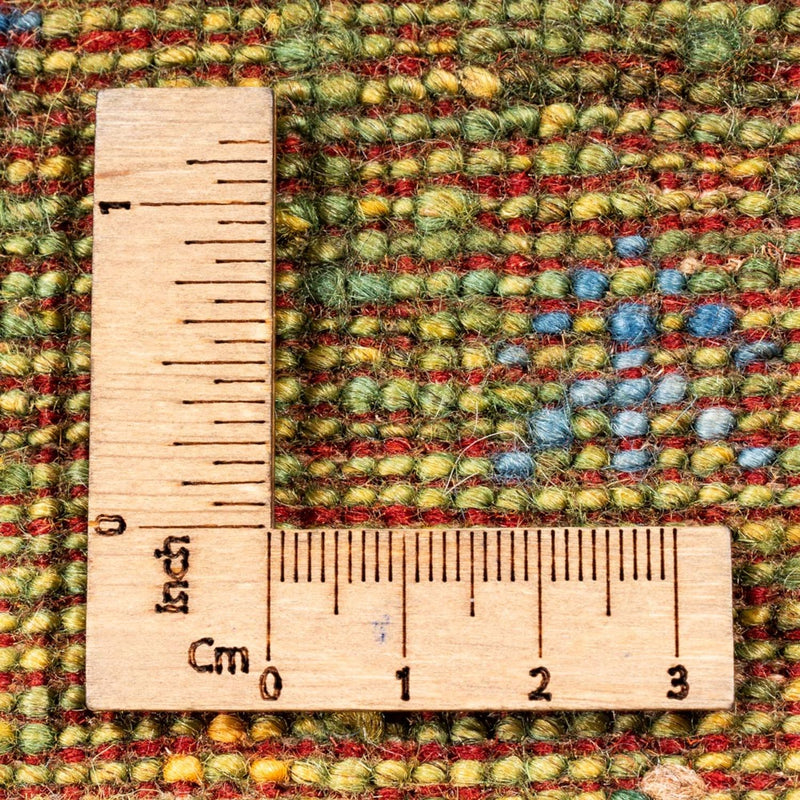 Gabbeh Tæppe - Loribaft Persisk - Royal - 196 x 148 cm - grøn