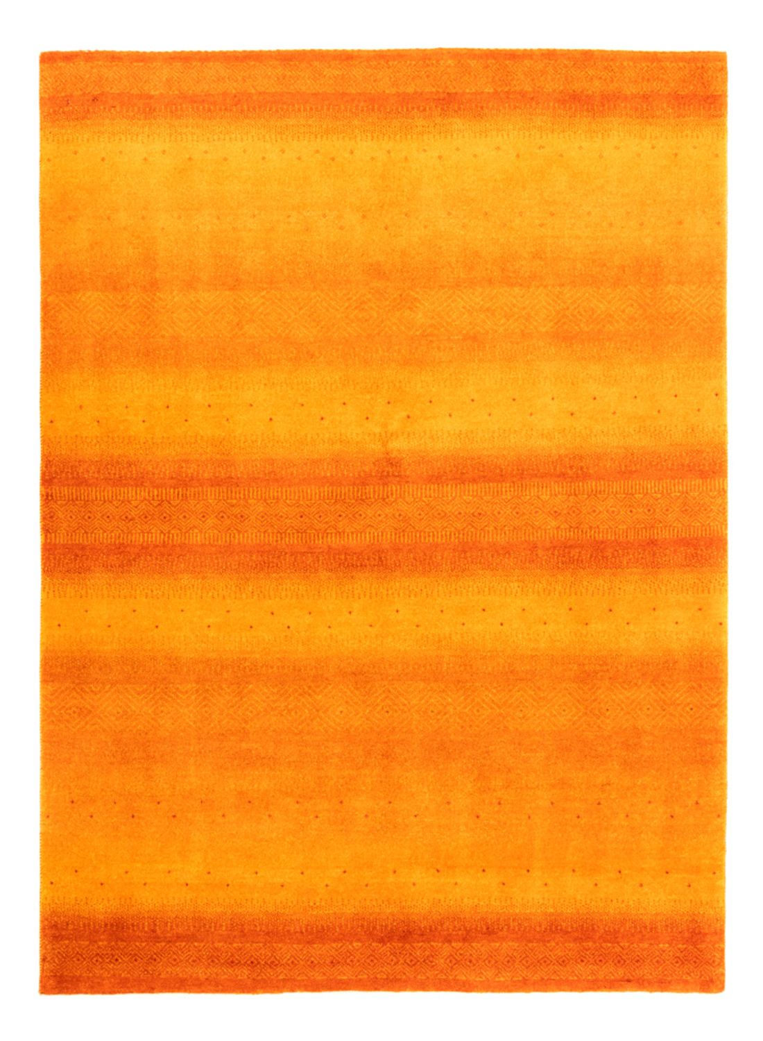 Gabbeh Tæppe - Loribaft Persisk - 206 x 150 cm - orange