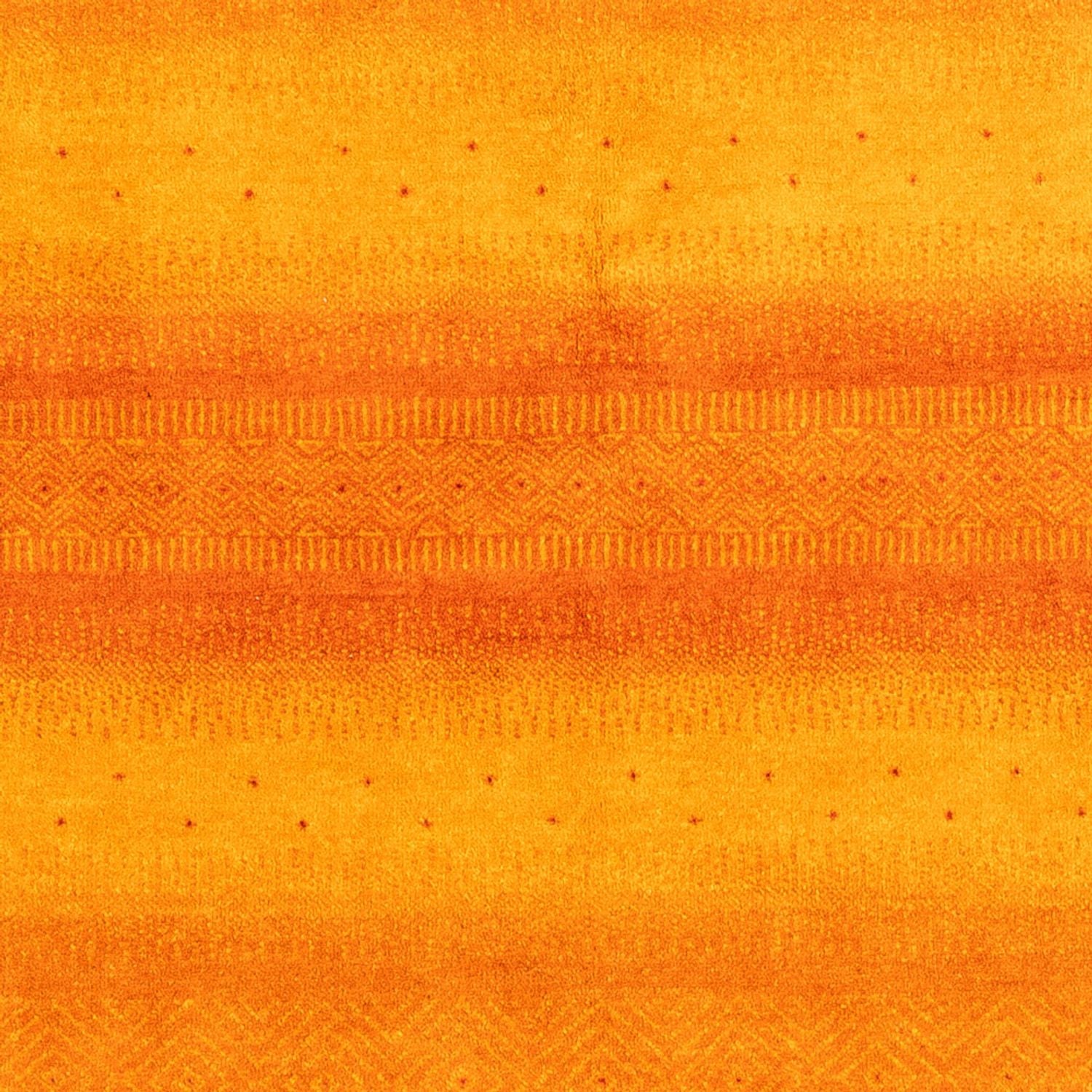 Gabbeh Tæppe - Loribaft Persisk - 206 x 150 cm - orange