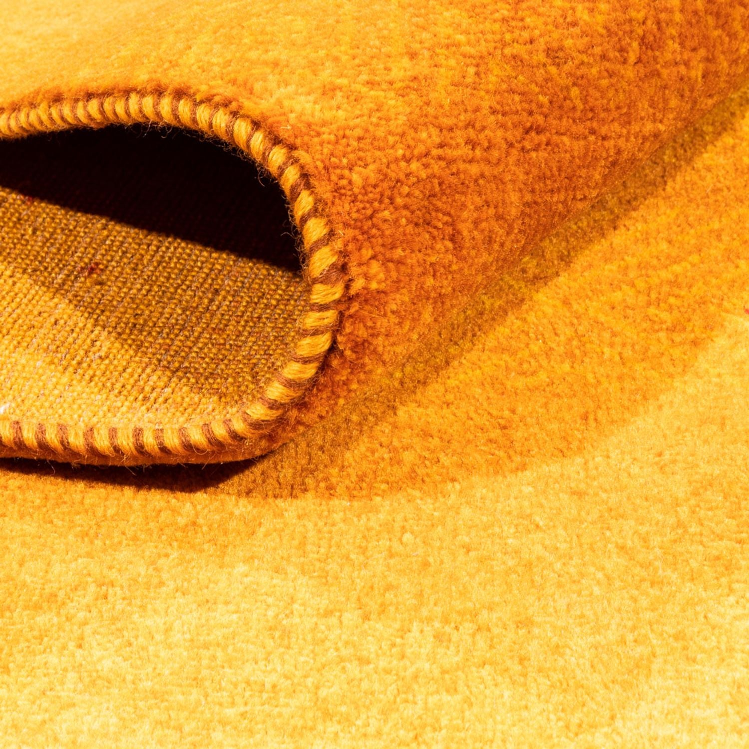 Gabbeh Tæppe - Loribaft Persisk - 206 x 150 cm - orange