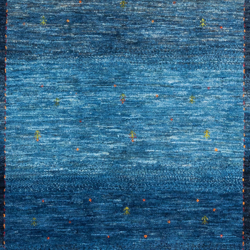 Gabbeh Tæppe - Loribaft Persisk - 210 x 146 cm - blå
