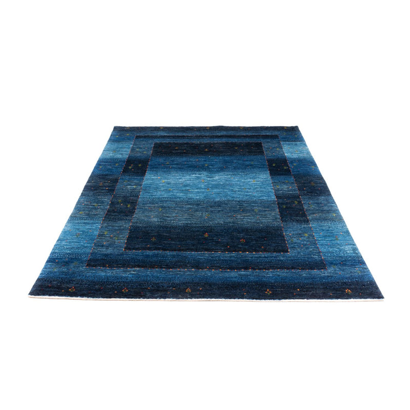 Gabbeh Tæppe - Loribaft Persisk - 210 x 146 cm - blå
