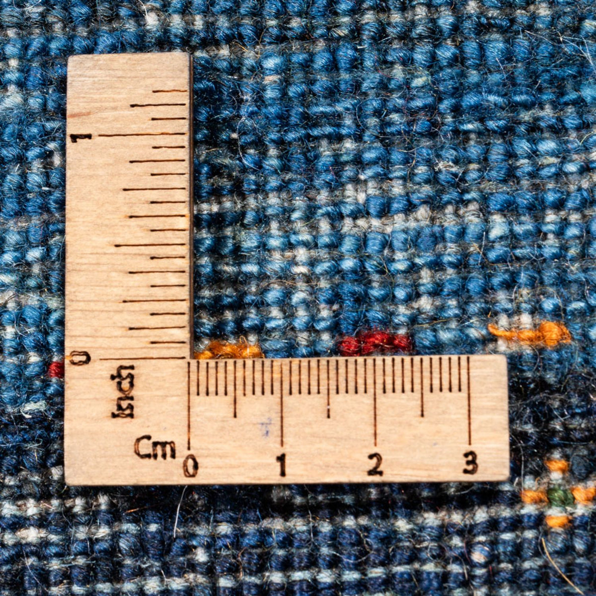 Gabbeh Tæppe - Loribaft Persisk - 210 x 146 cm - blå