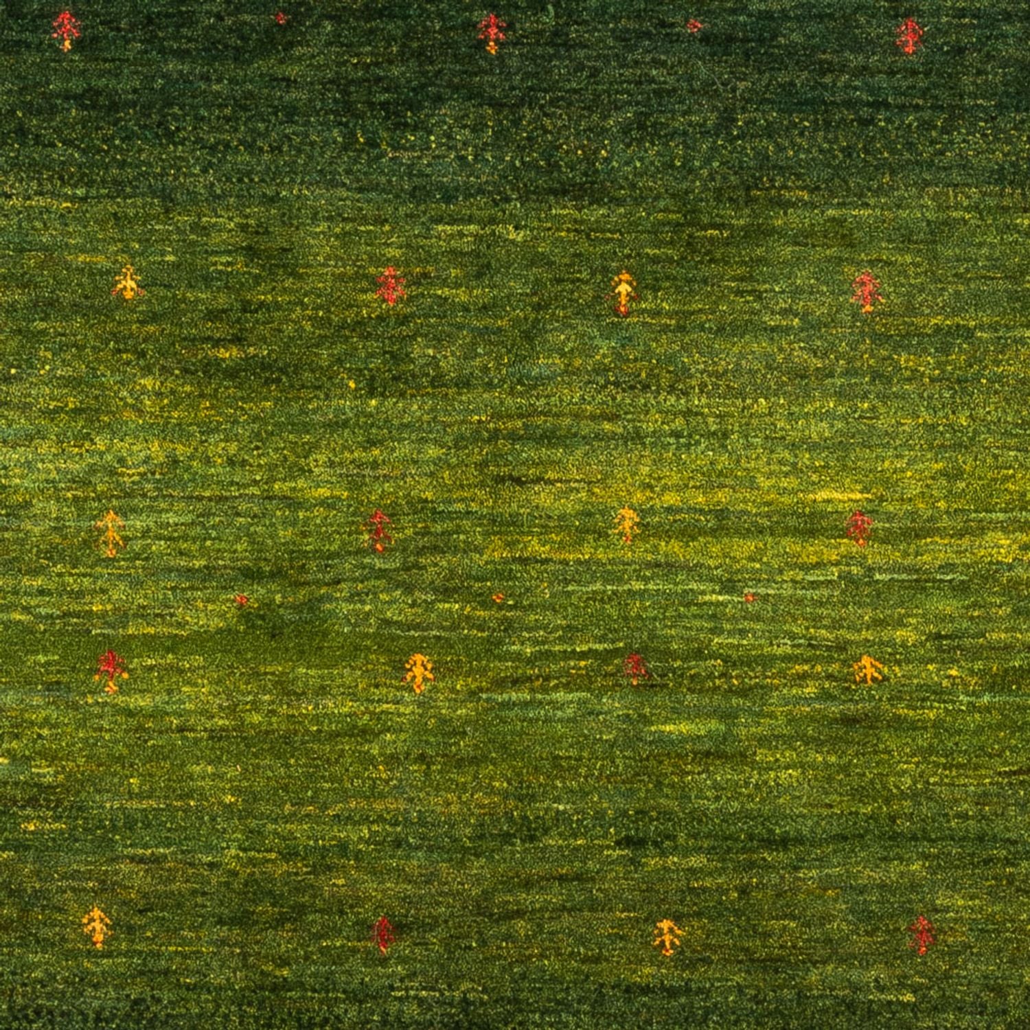 Gabbeh Tæppe - Loribaft Persisk - 200 x 150 cm - grøn