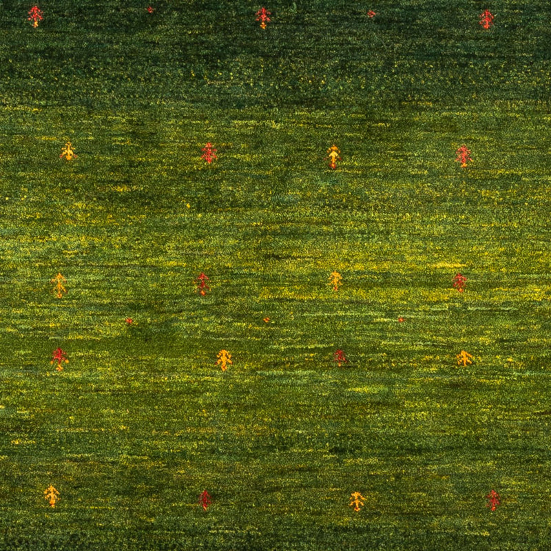 Gabbeh Tæppe - Loribaft Persisk - 200 x 150 cm - grøn