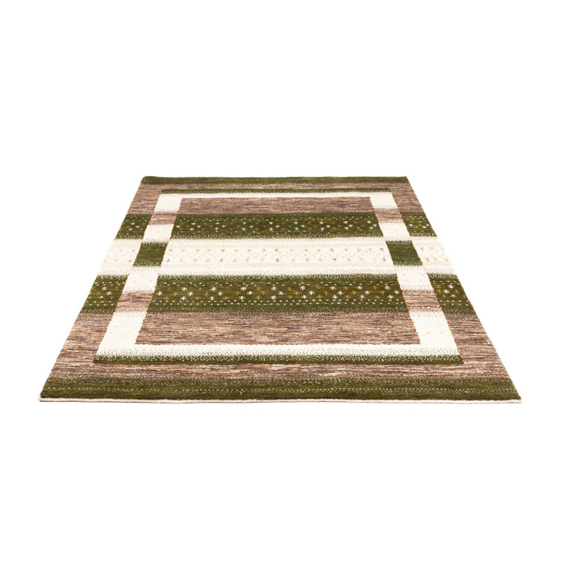 Gabbeh Tæppe - Loribaft Persisk - 203 x 147 cm - natur