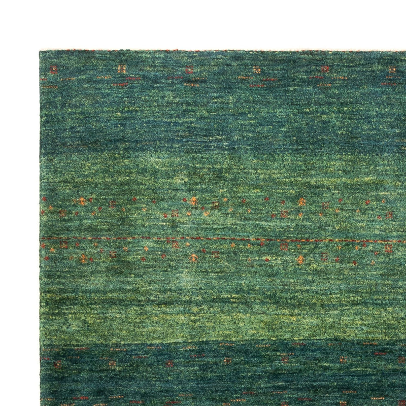 Gabbeh Tæppe - Loribaft Persisk - 191 x 152 cm - grøn