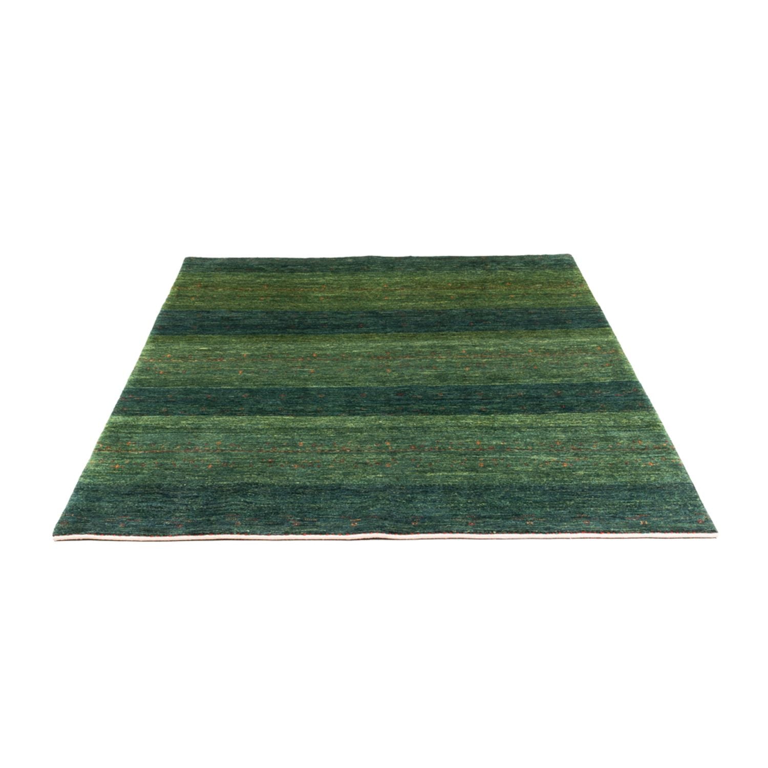 Gabbeh Tæppe - Loribaft Persisk - 191 x 152 cm - grøn