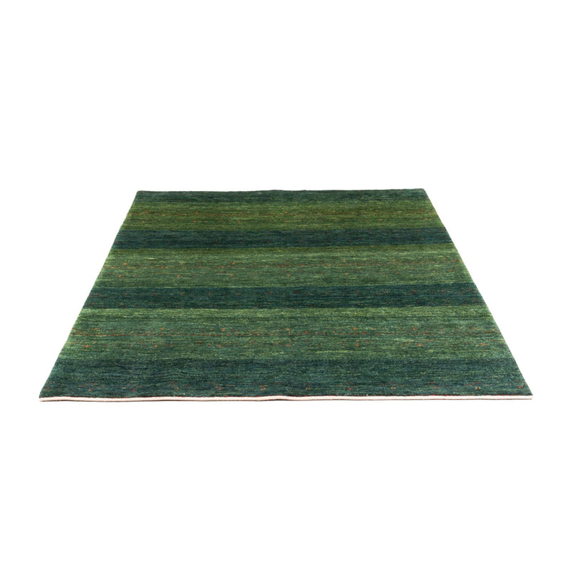 Gabbeh Tæppe - Loribaft Persisk - 191 x 152 cm - grøn
