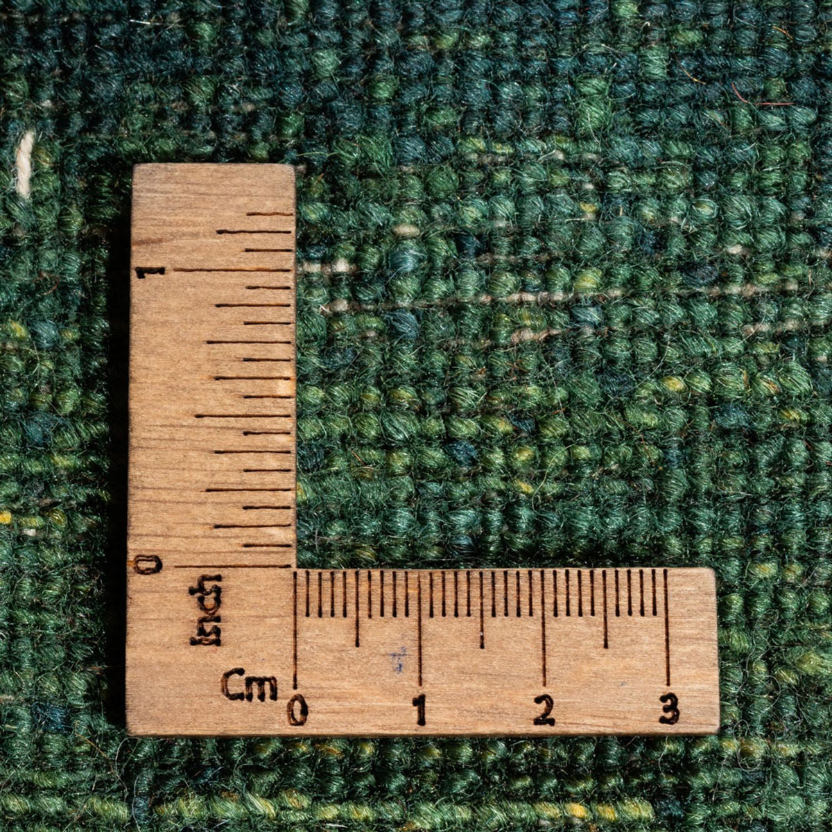 Gabbeh Tæppe - Loribaft Persisk - 191 x 152 cm - grøn