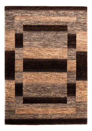 Gabbeh Tæppe - Loribaft Persisk - 203 x 145 cm - grå