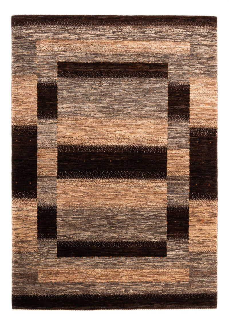 Gabbeh Tæppe - Loribaft Persisk - 203 x 145 cm - grå