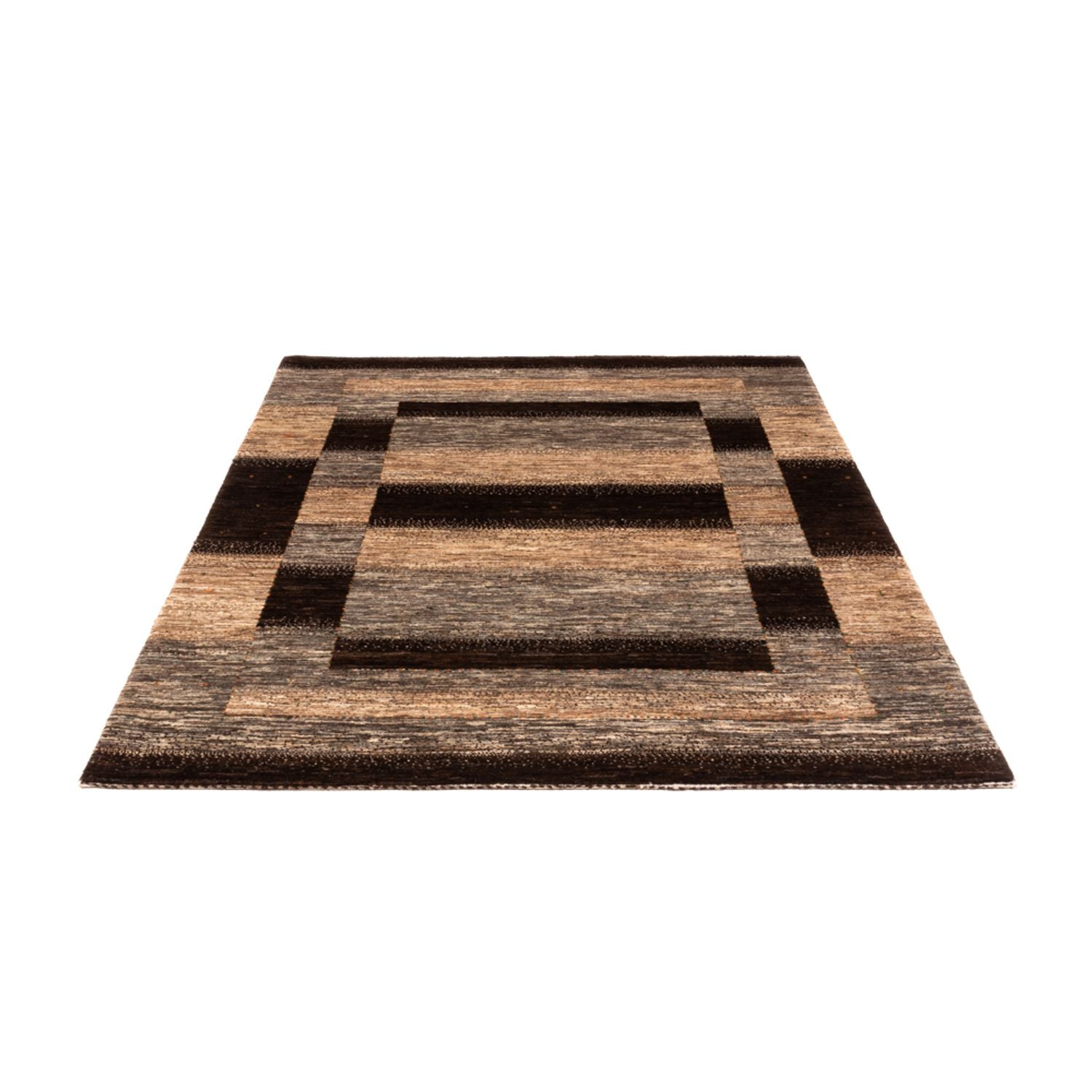 Gabbeh Tæppe - Loribaft Persisk - 203 x 145 cm - grå