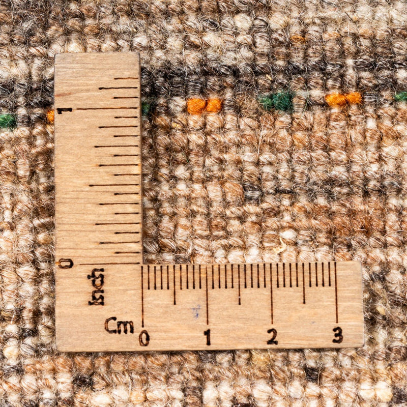 Gabbeh Tæppe - Loribaft Persisk - 203 x 145 cm - grå