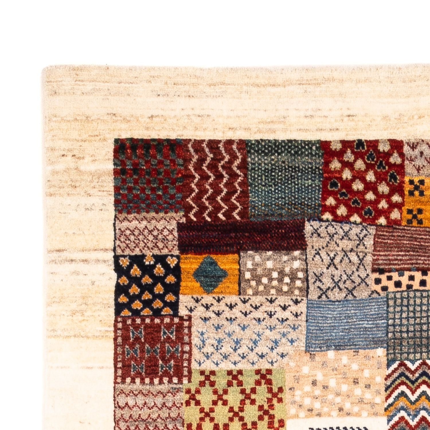 Gabbeh Tæppe - Loribaft Persisk - Royal - 162 x 107 cm - flerfarvet
