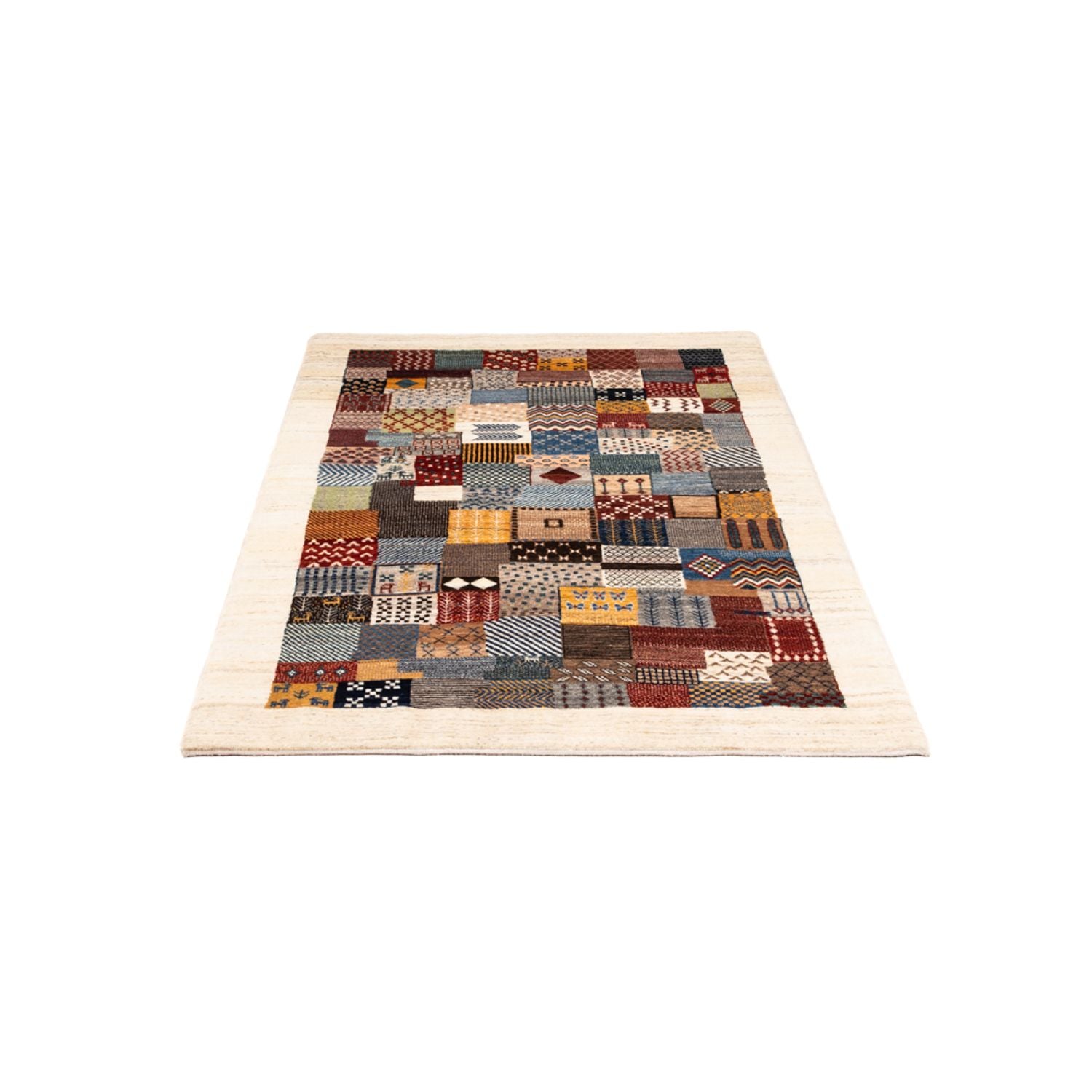 Gabbeh Tæppe - Loribaft Persisk - Royal - 162 x 107 cm - flerfarvet