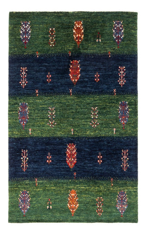 Gabbeh Tæppe - Loribaft Persisk - Royal - 133 x 83 cm - flerfarvet