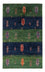 Gabbeh Tæppe - Loribaft Persisk - Royal - 133 x 83 cm - flerfarvet
