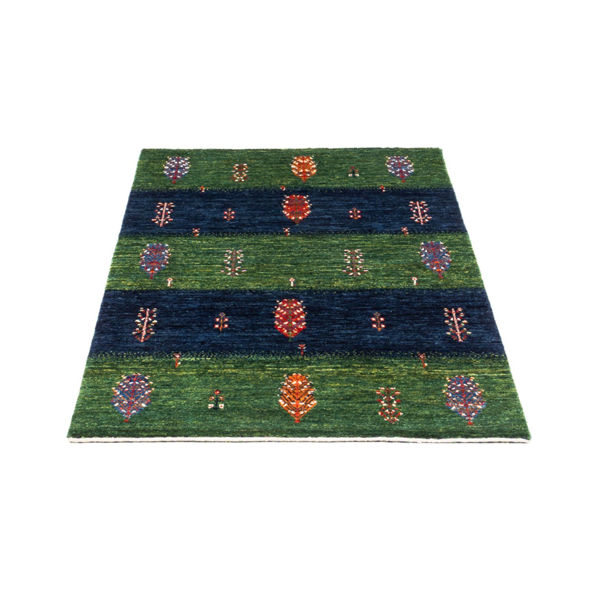 Gabbeh Tæppe - Loribaft Persisk - Royal - 133 x 83 cm - flerfarvet