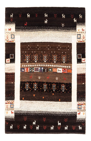Gabbeh Tæppe - Loribaft Persisk - Royal - 130 x 86 cm - flerfarvet
