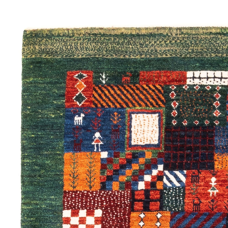 Gabbeh Tæppe - Loribaft Persisk - Royal - 118 x 83 cm - flerfarvet