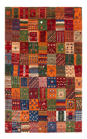 Gabbeh Tæppe - Loribaft Persisk - Royal - 137 x 88 cm - flerfarvet