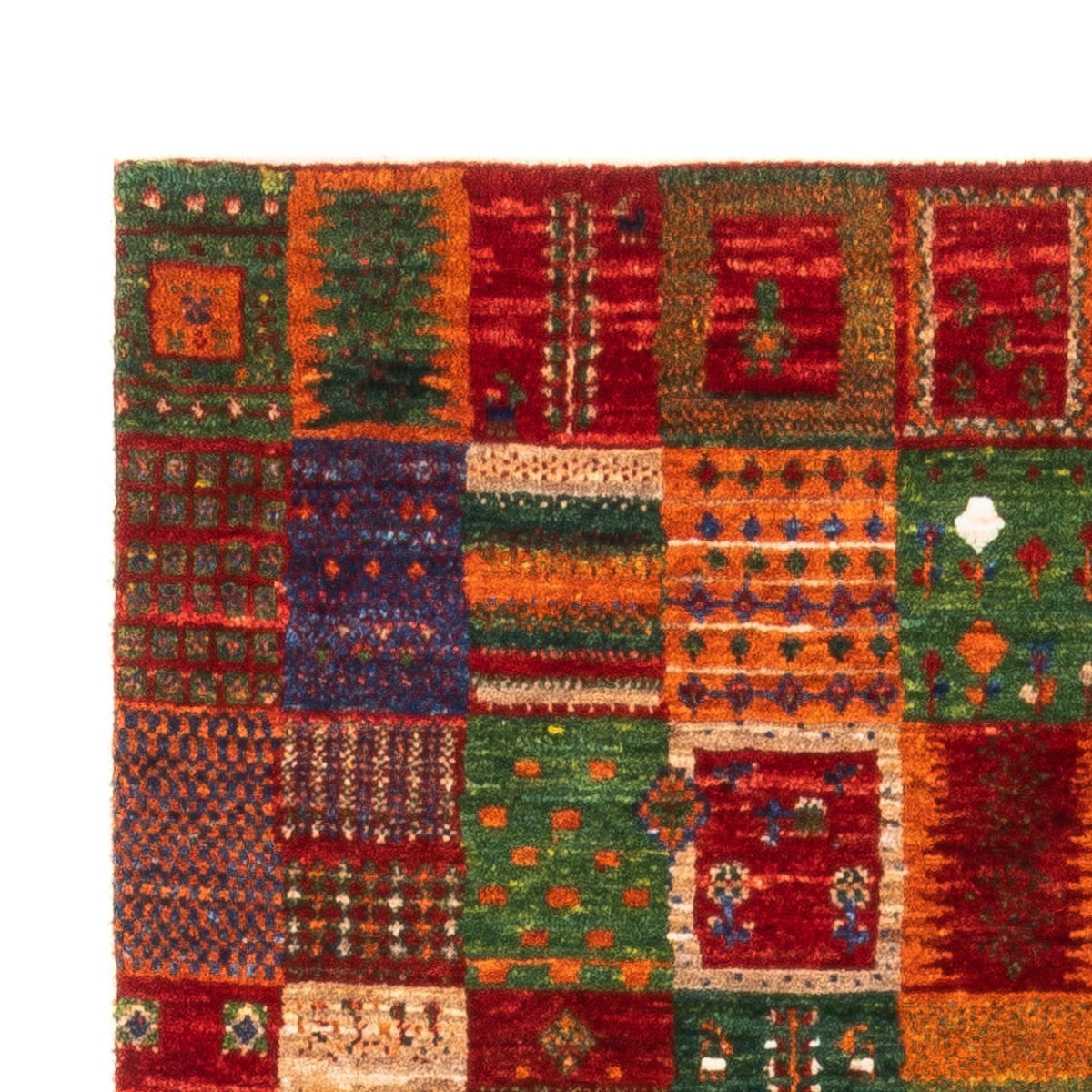 Gabbeh Tæppe - Loribaft Persisk - Royal - 137 x 88 cm - flerfarvet