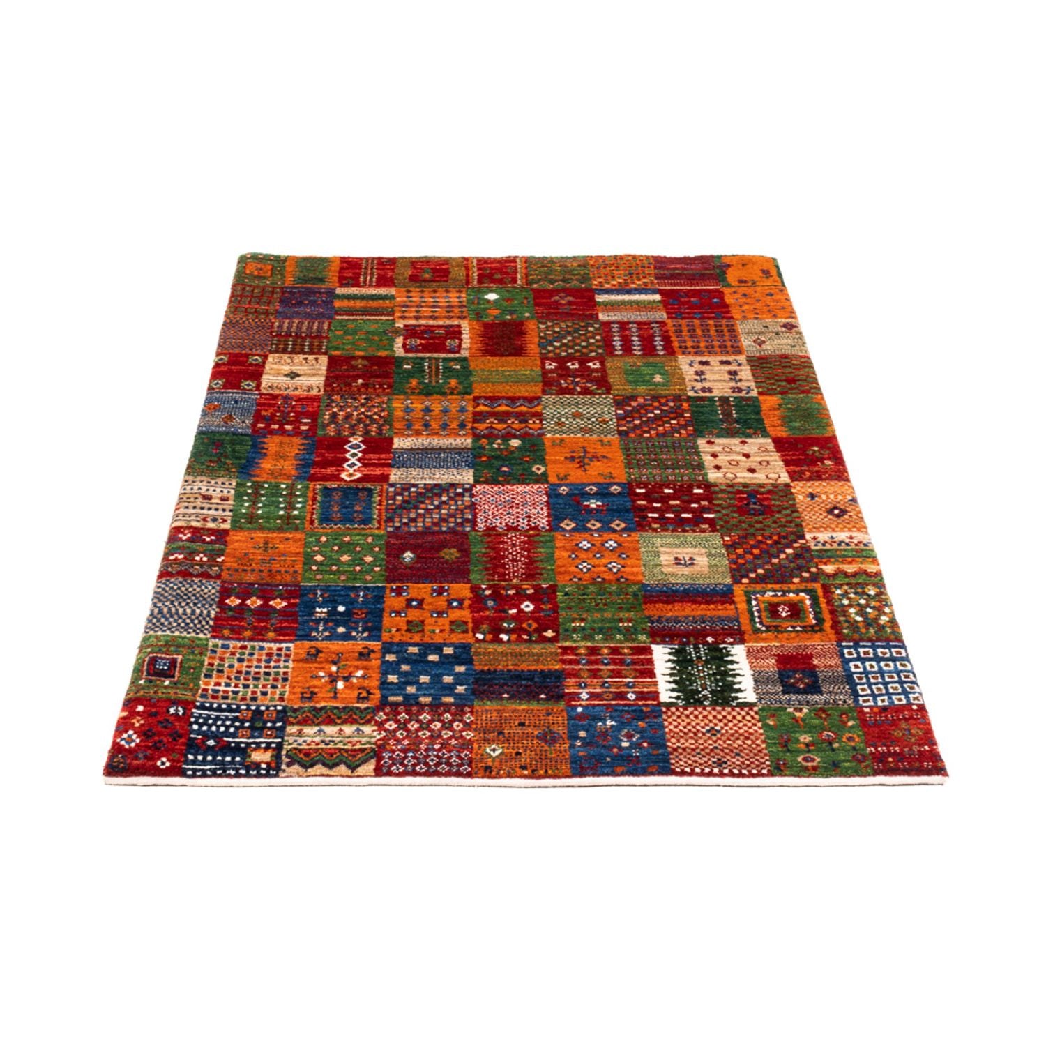 Gabbeh Tæppe - Loribaft Persisk - Royal - 137 x 88 cm - flerfarvet