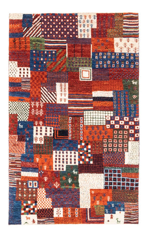 Gabbeh Tæppe - Loribaft Persisk - Royal - 123 x 80 cm - flerfarvet