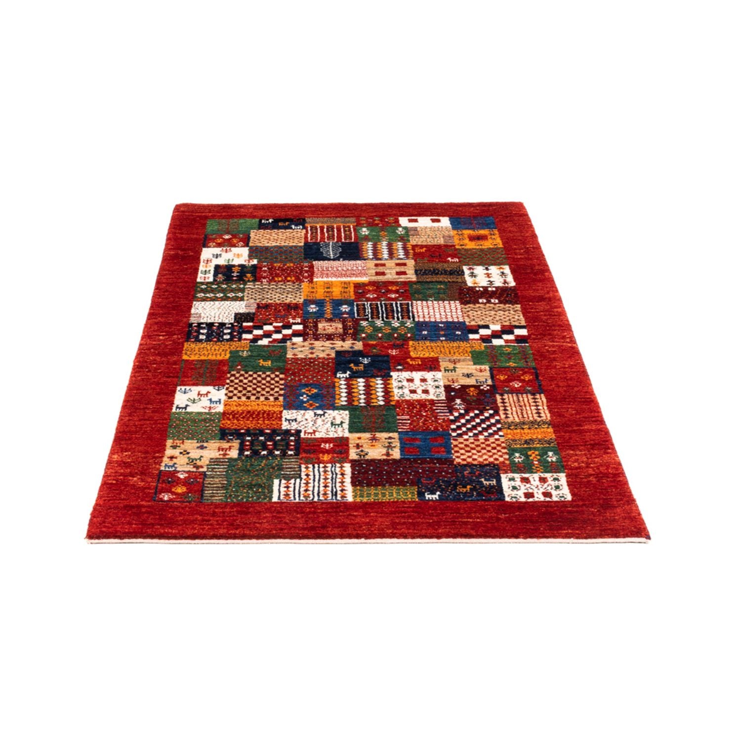 Gabbeh Tæppe - Loribaft Persisk - Royal - 128 x 80 cm - flerfarvet