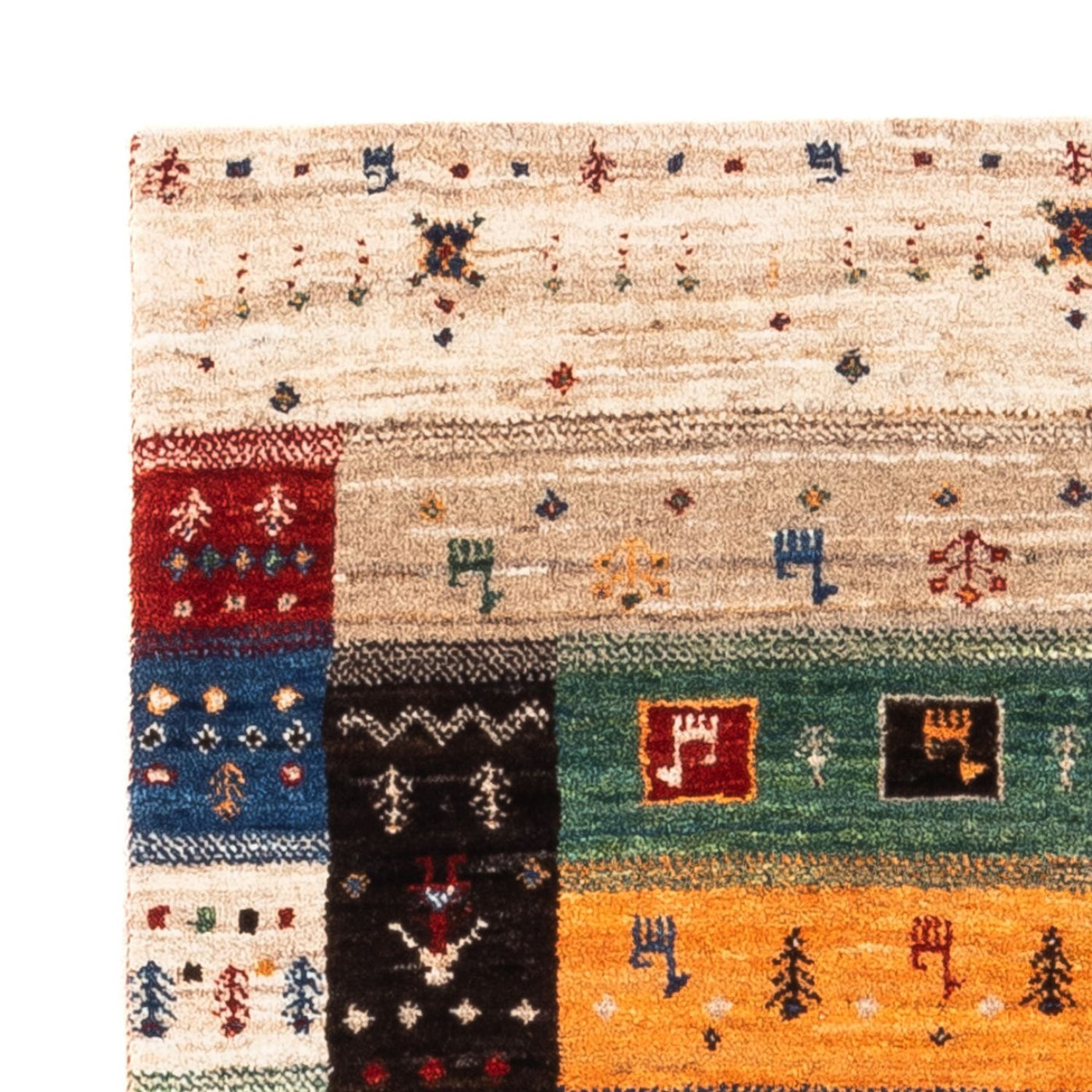 Loribaft Tæppe 124x83cm - Perserteppich Wollteppich