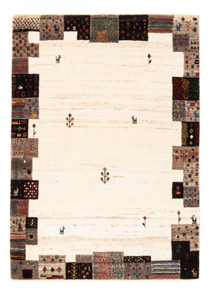 Gabbeh Tæppe - Loribaft Persisk - Royal - 125 x 90 cm - creme