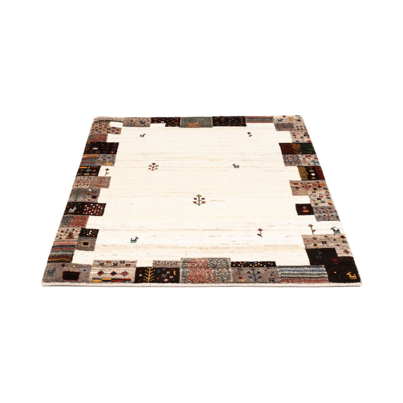 Gabbeh Tæppe - Loribaft Persisk - Royal - 125 x 90 cm - creme
