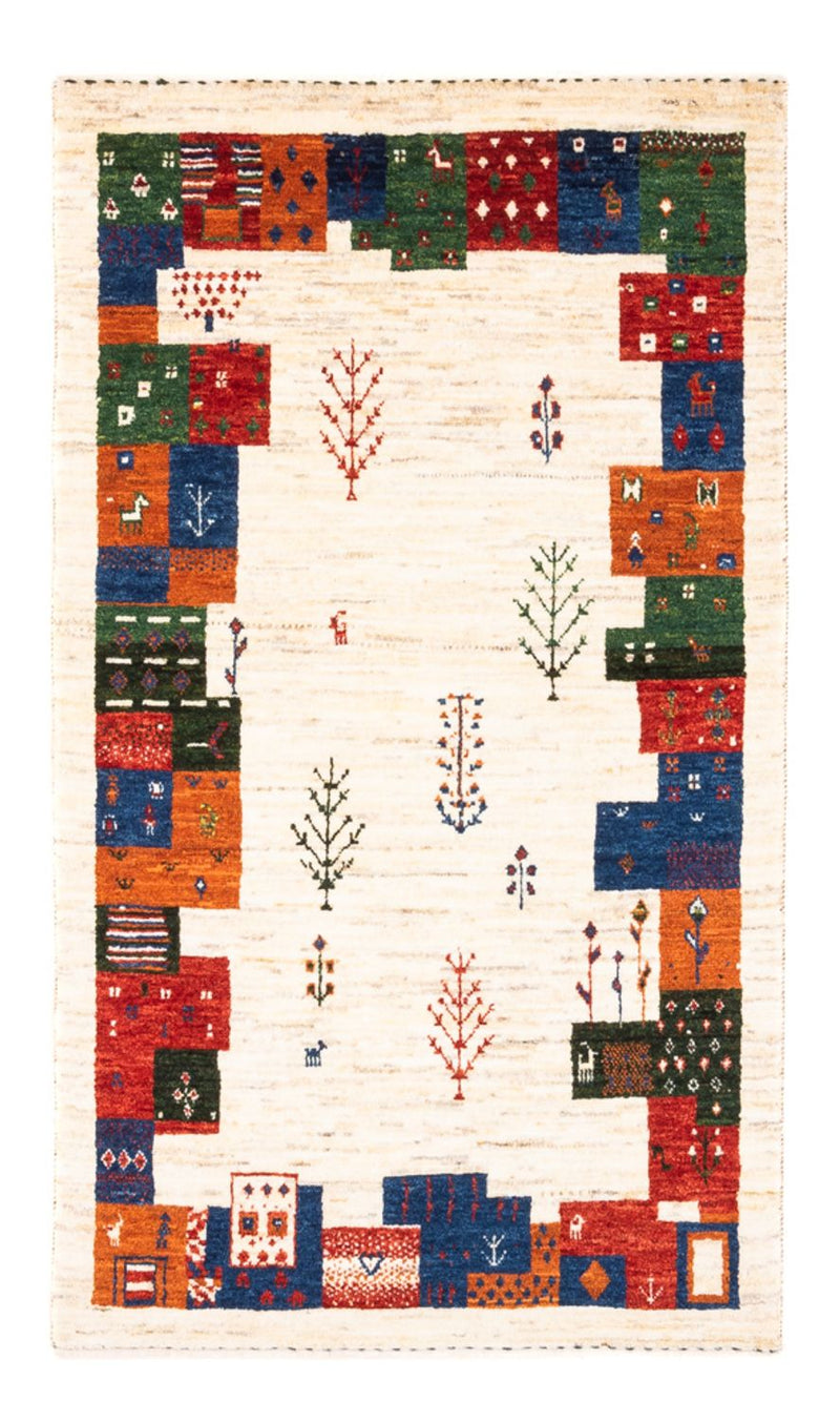 Gabbeh Tæppe - Loribaft Persisk - Royal - 135 x 83 cm - flerfarvet