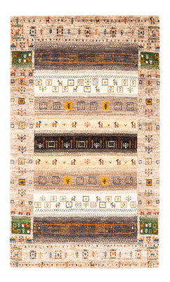 Gabbeh Tæppe - Loribaft Persisk - Royal - 135 x 87 cm - flerfarvet